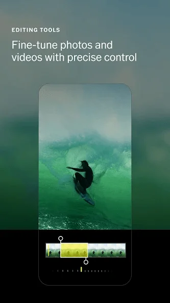 Surfer edited in VSCO