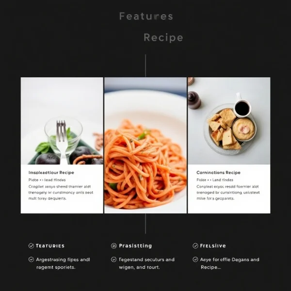 Spaghetti recipe with features